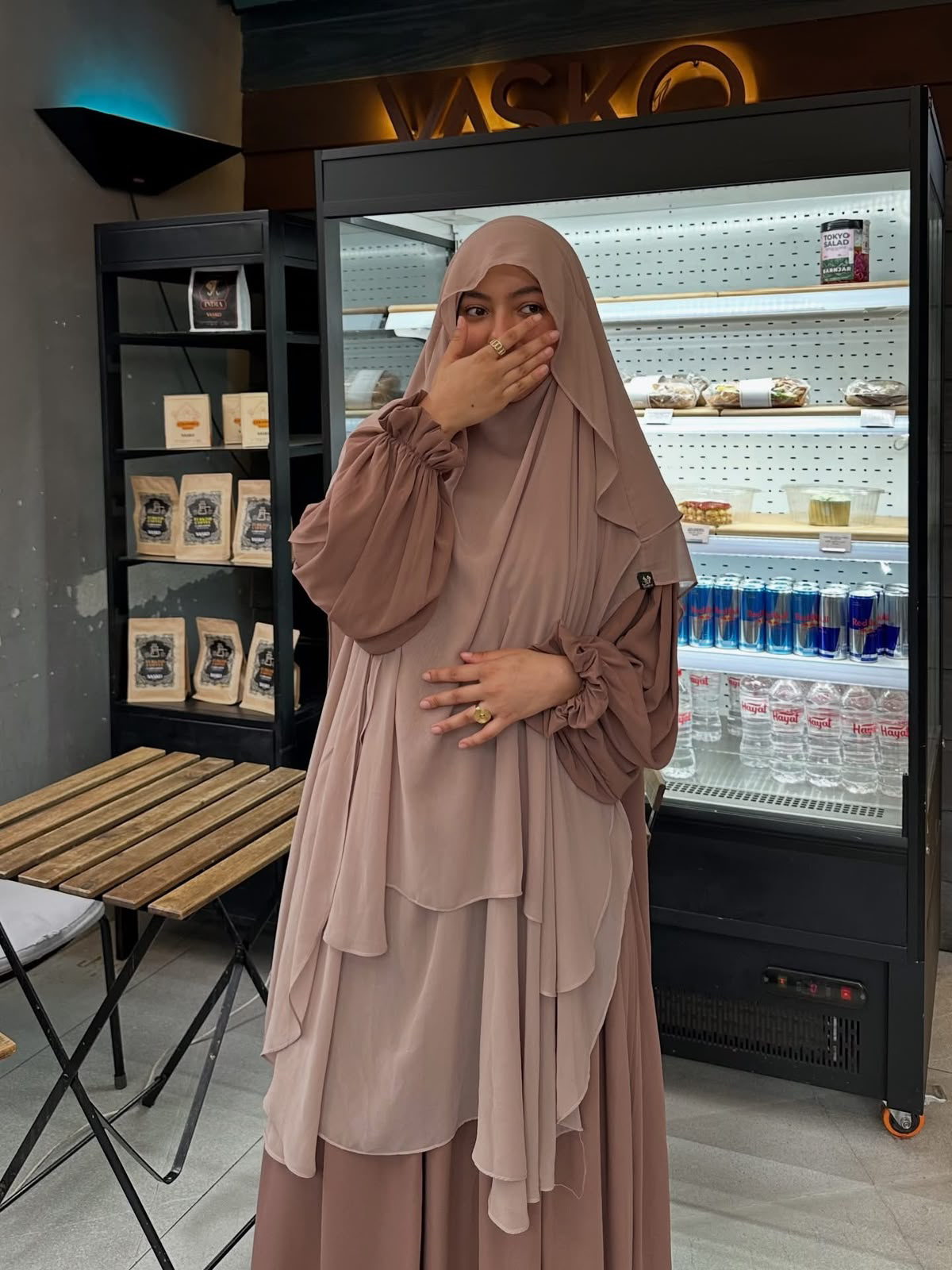 خمار ملكي طبقات من غزة جيرلز-4 خمار ملكي طبقات - Image 1